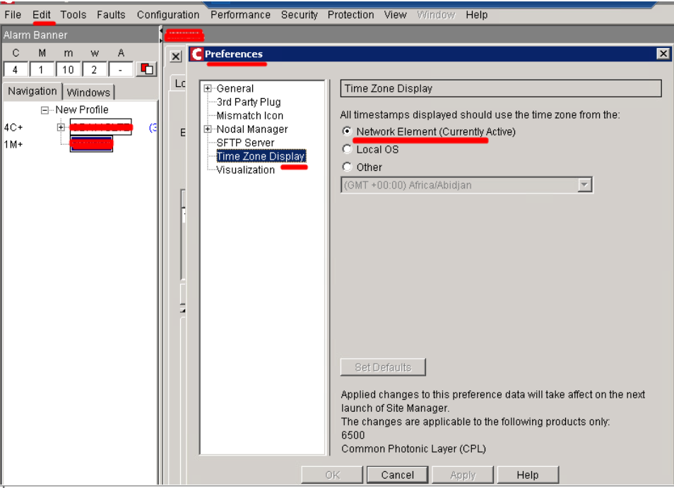 OME6500 Wrong UTC time showing in 6500 nodes after installing new 6500